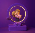 Musical Romantic Couple Showpiece with LED Lights – Hug Miniature Valentine Gift (35 × 24 cm)